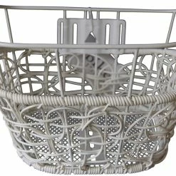 Cykelkurv For Fastmontering Hvid 20in