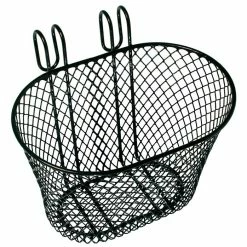 Kurv For 12 -16in Sort M/kroge L25 X B18.5 X H18 CM