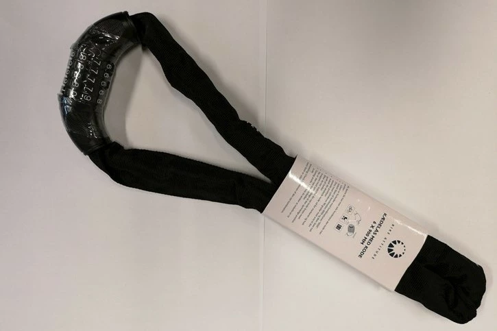 Kædelås 6x900 Mm Sort M/kode 2 Kædelås 6x900 Mm Sort M/kode