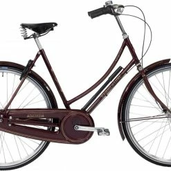 Raleigh Tourist De Luxe Dame 7g Metallic Rød